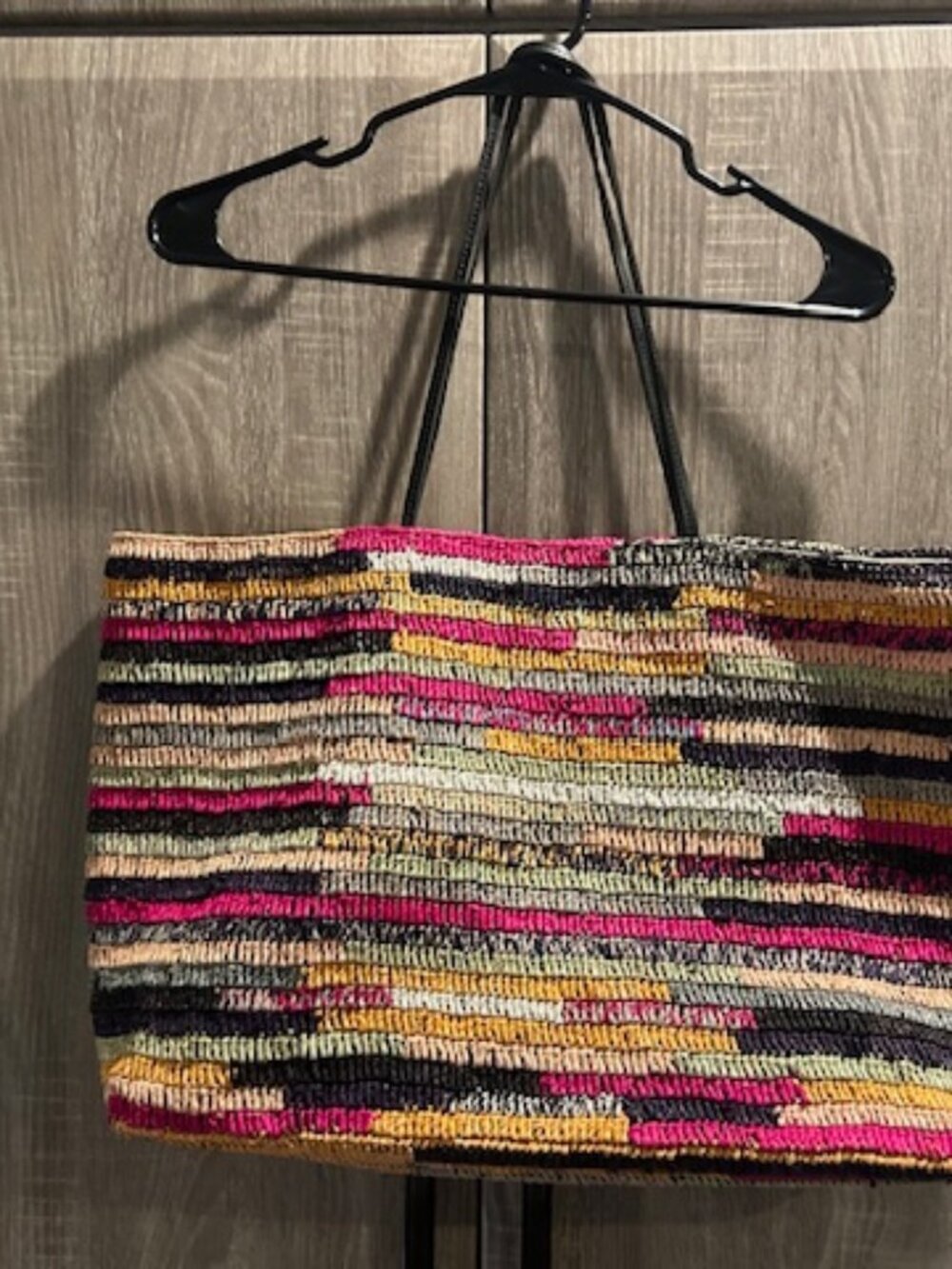 Large Stripe Tote Bag